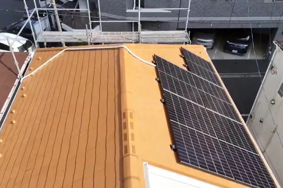 太陽光パネル施工例1