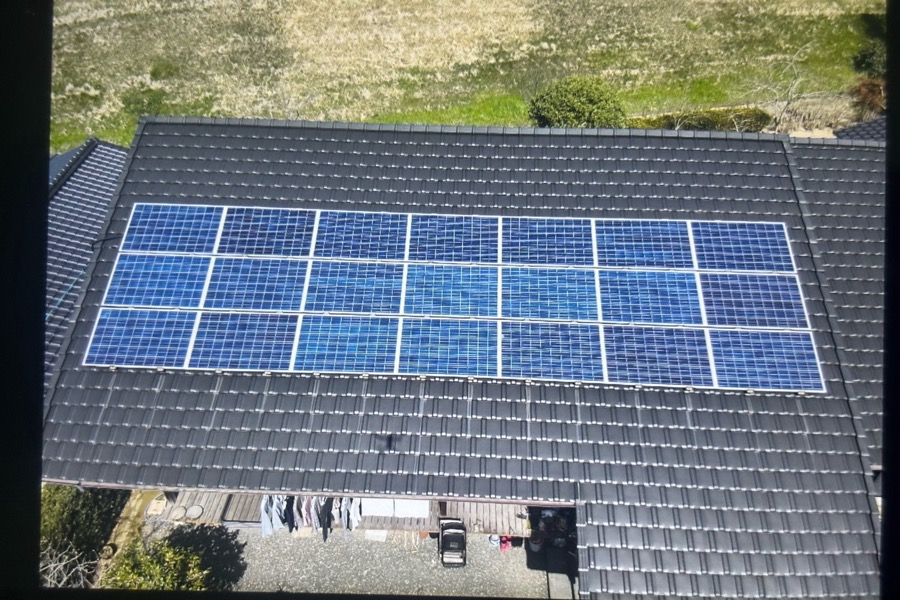 太陽光パネル施工例 屋根上